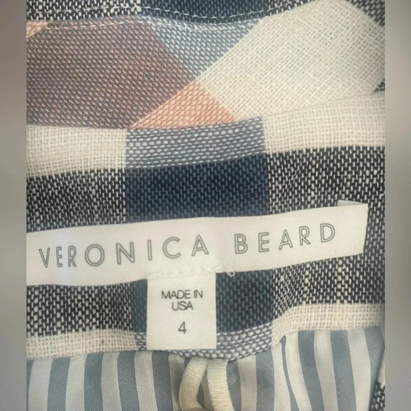 NWOT Veronica Beard schoolboy Gingham blazer- size 4 - Picture 12 of 14